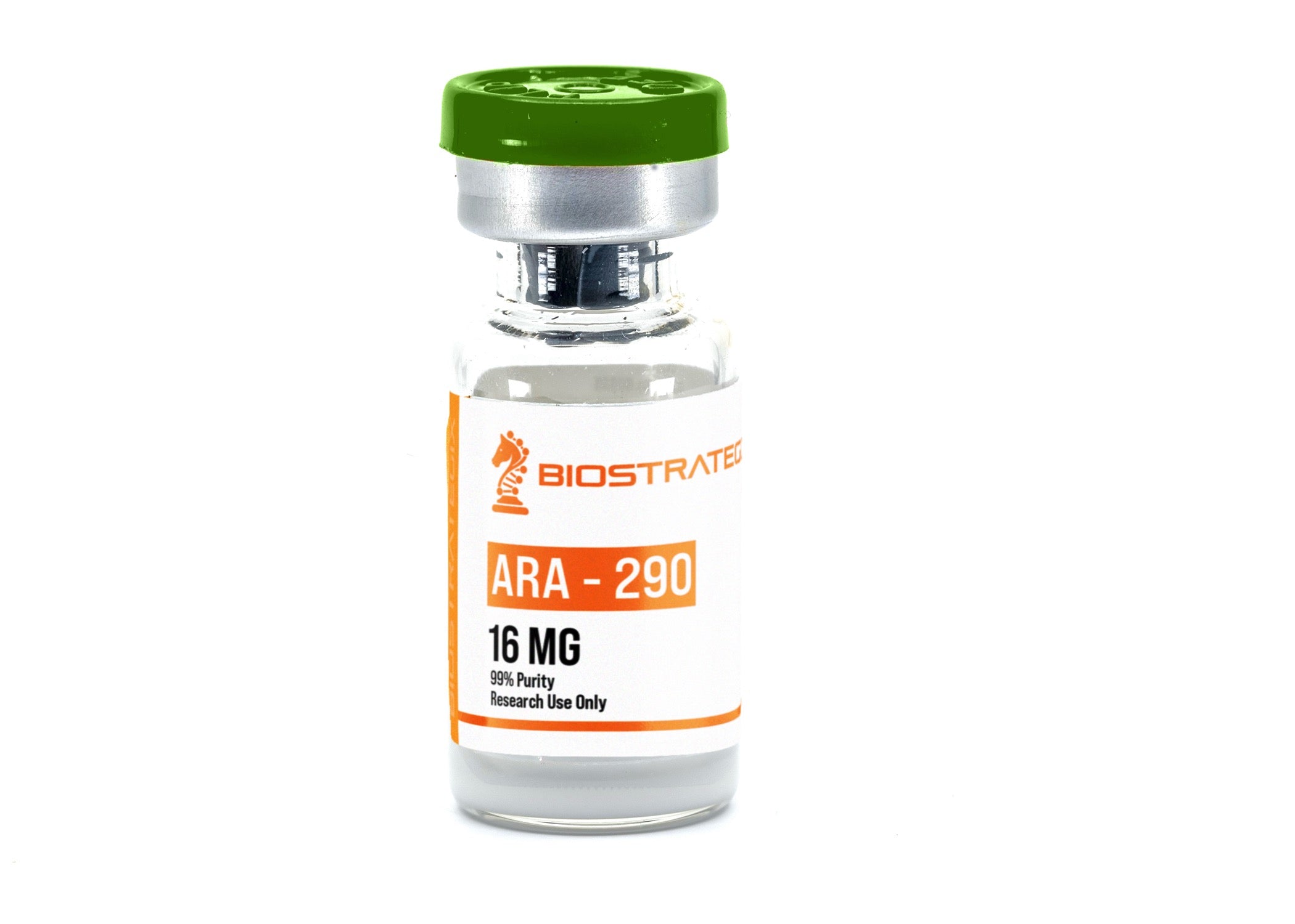 Frasco do composto ARA 290 — uso exclusivo em pesquisa