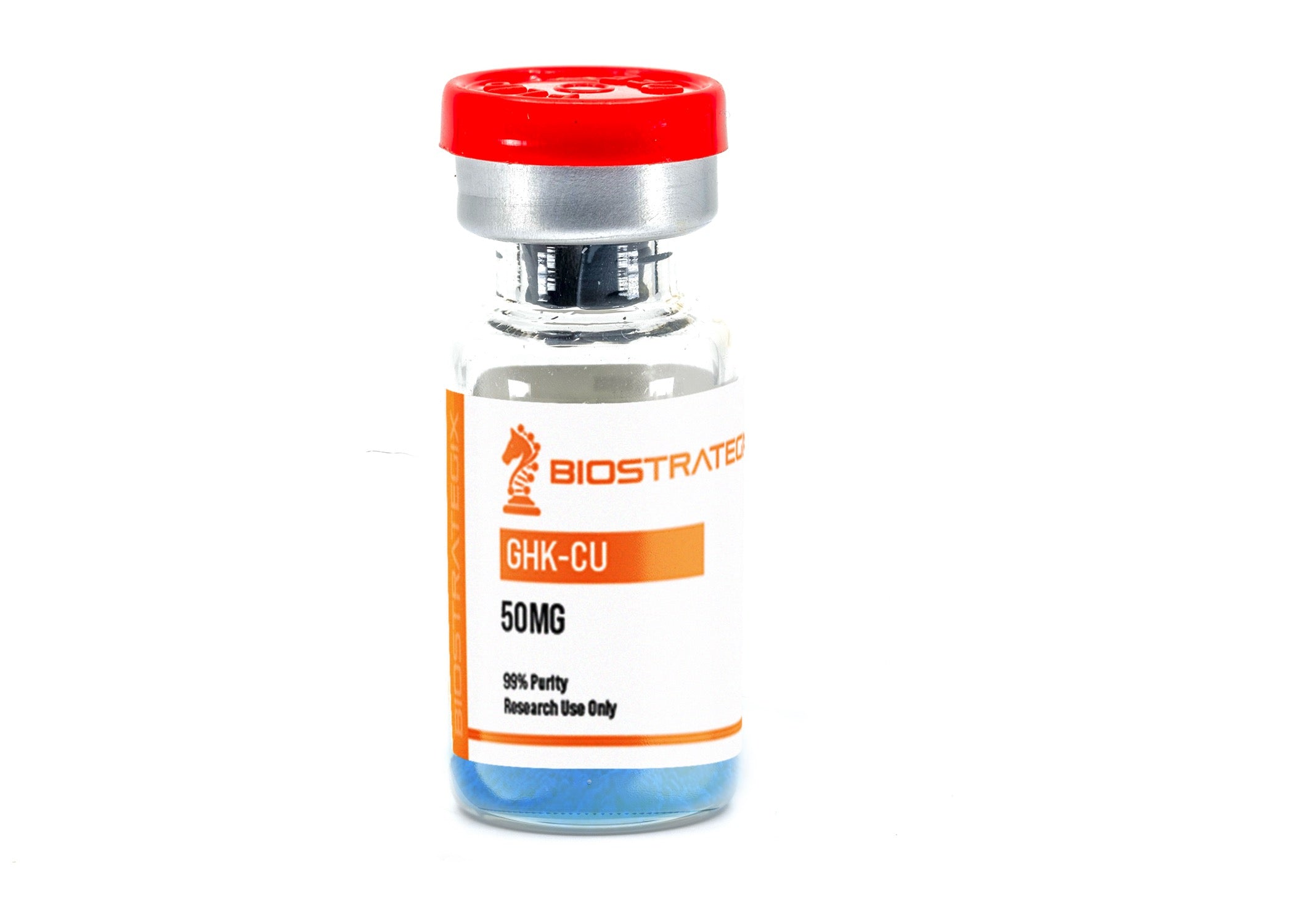 Frasco do composto GHK-Cu — uso exclusivo em pesquisa