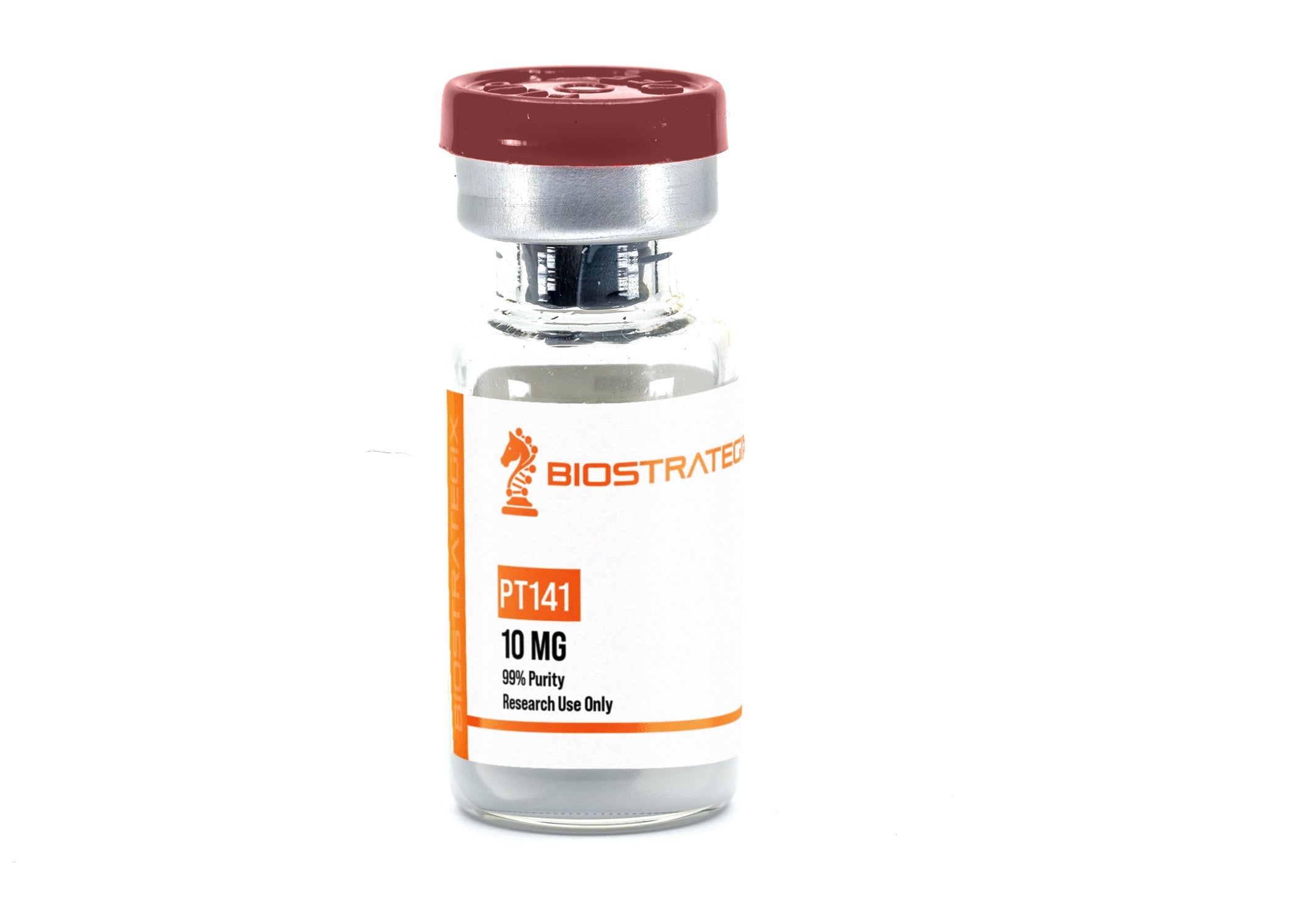 Frasco do composto PT-141 (Bremelanotide) — uso exclusivo em pesquisa