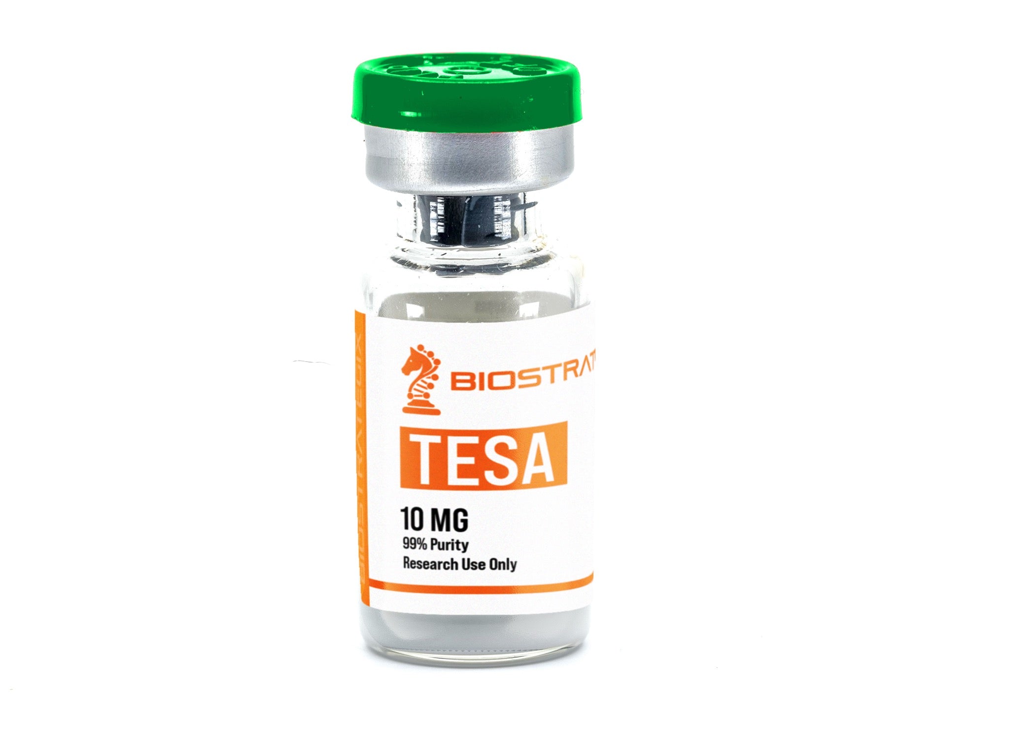 Frasco do composto Tesamorelin — uso exclusivo em pesquisa